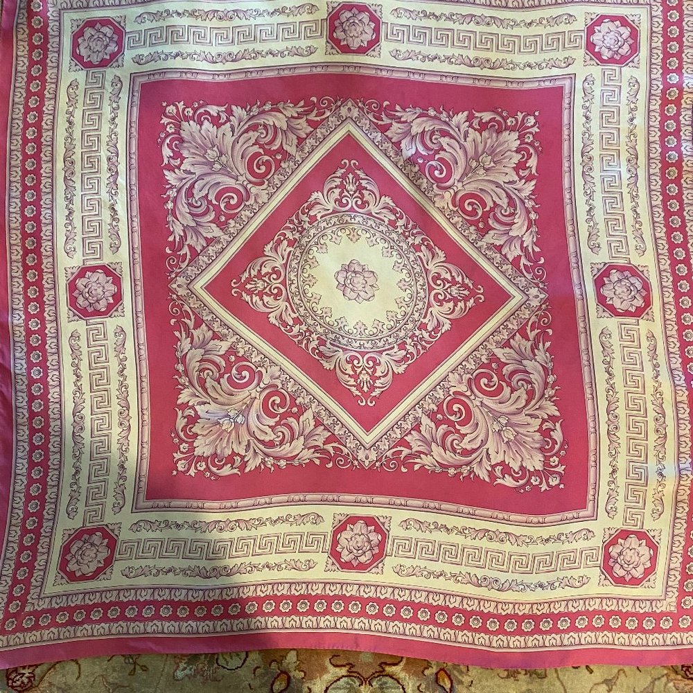 Authentic Versace Silk Scarf